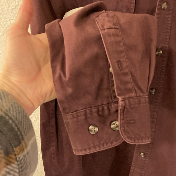 Wrangler Rugged Wear men’s vintage button up corduroy patch shirt - Picture 6 of 13